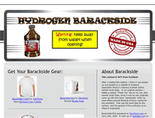 Tablet Screenshot of barackside.tobytoons.com